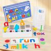 Wooden Alphabet Sorting Blocks Educational Toy For Kids Learning And Development
