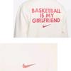 Nike Casual Cute Pet Logo Embroidered Sports Warm Crew Neck Long Sleeve Sweatshirt Men Sweatshirt White HF1115-100(TEAM702-BAYBAY-DOG)