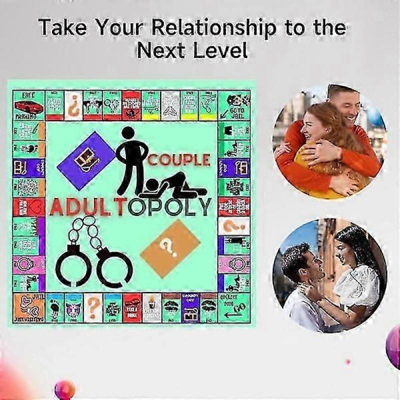 Adult Monopoly Board Game, Couples' Adult Game, Married Couples' Bedroom Game, Relationship Card Game