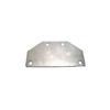 Gazelle Rear Adapter Plate 95 X 45 Mm Stainless Steel Gray