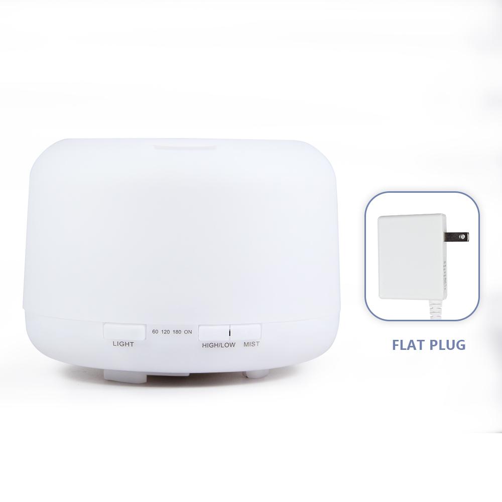 500ml Essential Oil Diffuser Timing Function Aroma Diffuser Ultrasonic Air Humidifier with Remote Control for Home Office