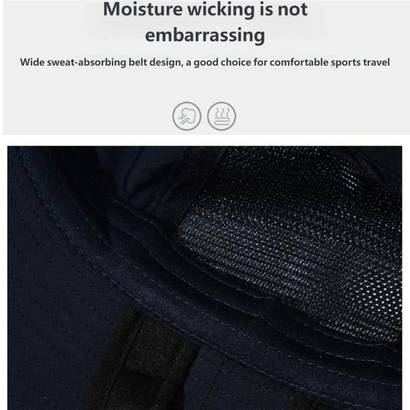 Sun Hat Wide Brimmed Lightweight Foldable For Outdoor Hiking Fishing Beach Activities