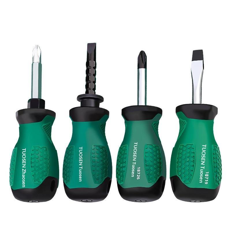 Magnetic Screwdriver Set With Non Slip Grip Durable Steel Shaft Perfect For Home Repair Diy Projects