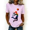 2026 Casual Women's Short-Sleeve T-Shirt with USA-Canada-Mexico World Cup Football Match Print