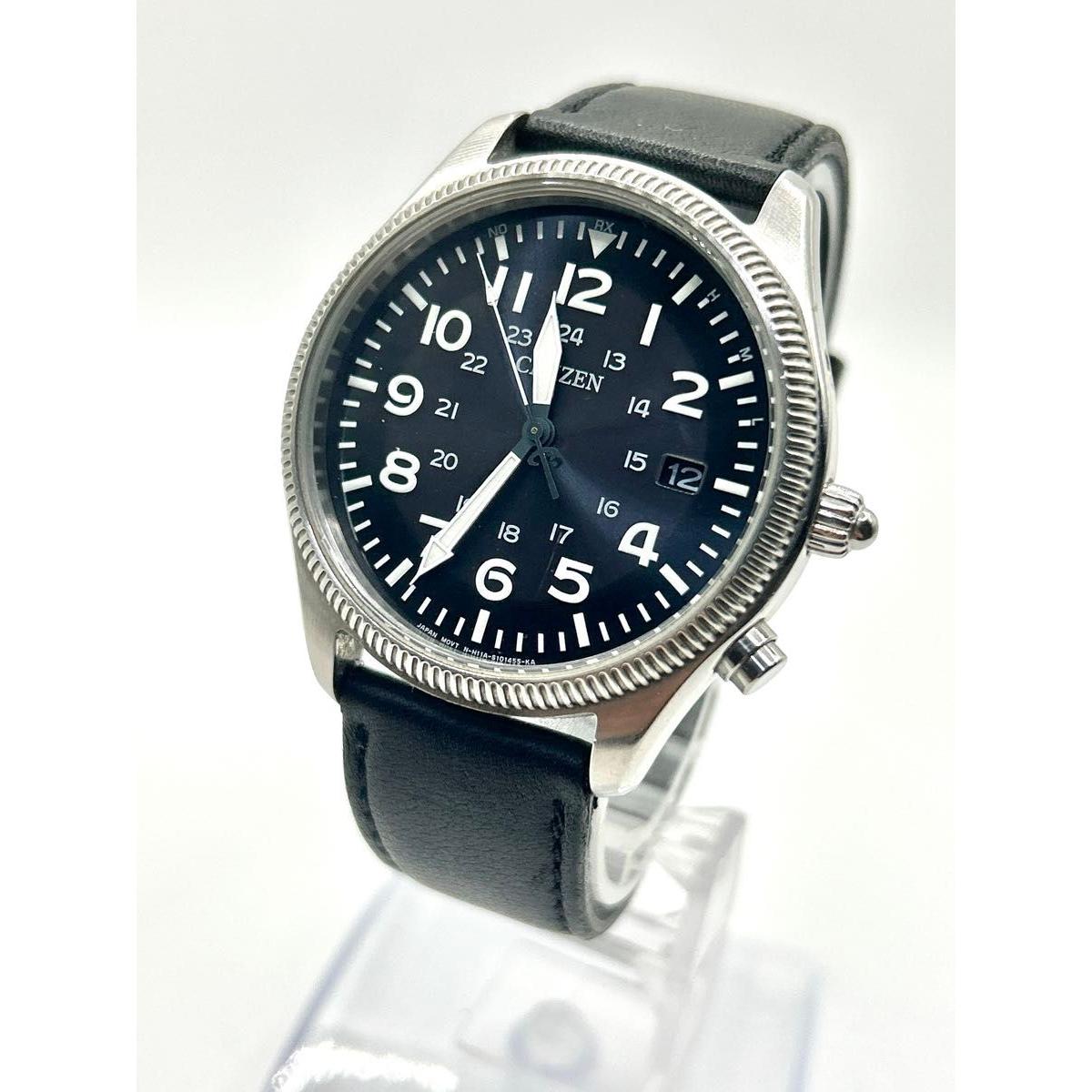 CITIZEN Citizen watch H11A-S068517 Men s watch Solar Date Black Dial Eco Drive
