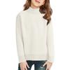 Children's Fashionable Casual Fleece Turtleneck Long-sleeved Top