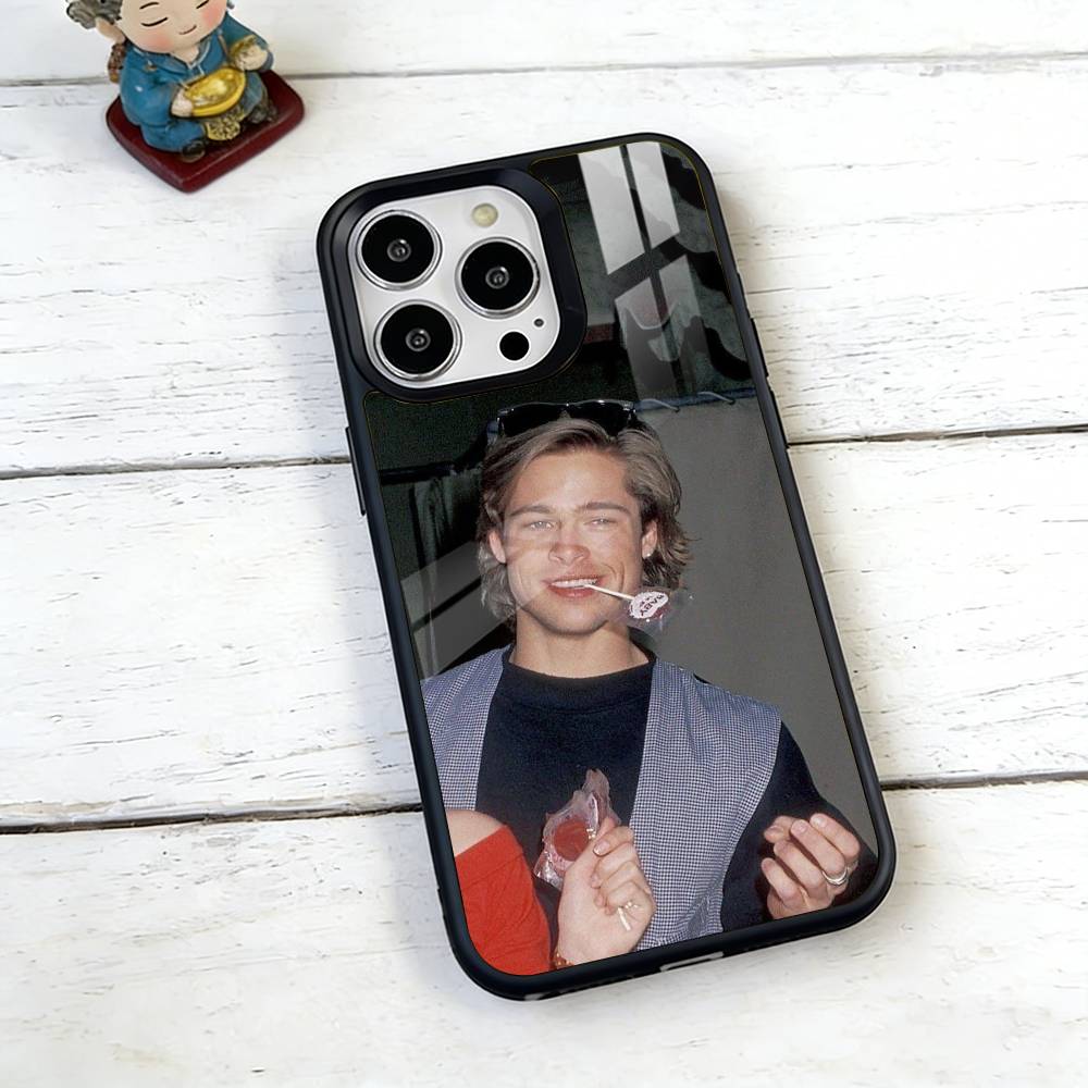 Brad Pitt Phone Case For iPhone17,16,15,14,13,12,11 Plus,Pro Magnetic For Magsafe Wireless Charging