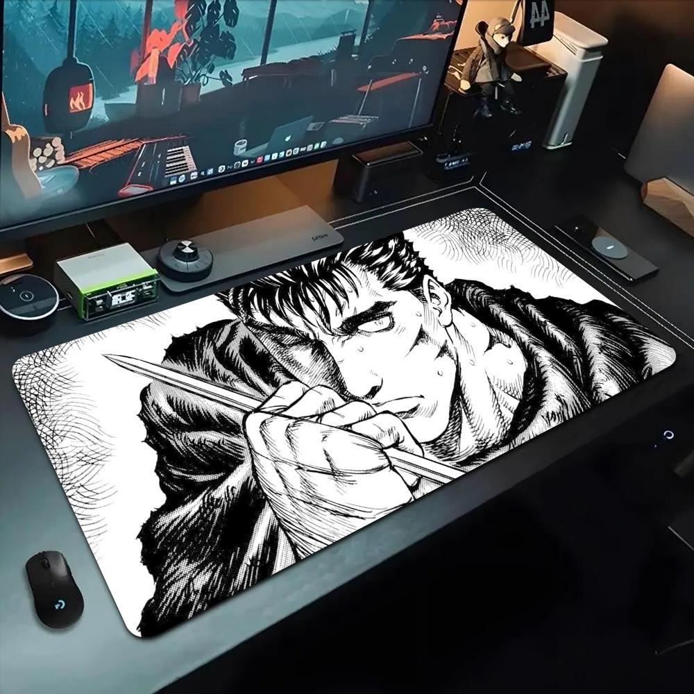 Berserk Mauspad 500X1000 mm Großes Gaming-Mauspad Gamer XL Gummi Otaku Tastaturpad Laptop Schreibtischmatte