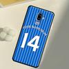 Personalised Football Number Strips Case For Samsung Galaxy A3 A5 J1 J3 J5 J7 2017 2016 J8 A7 A9 A6 A8 J4 J6 Plus 2018 Cover