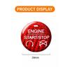Carbon Fiber Engine Start Stop Button Switch Cover Trim For Ford Mustang 2015+