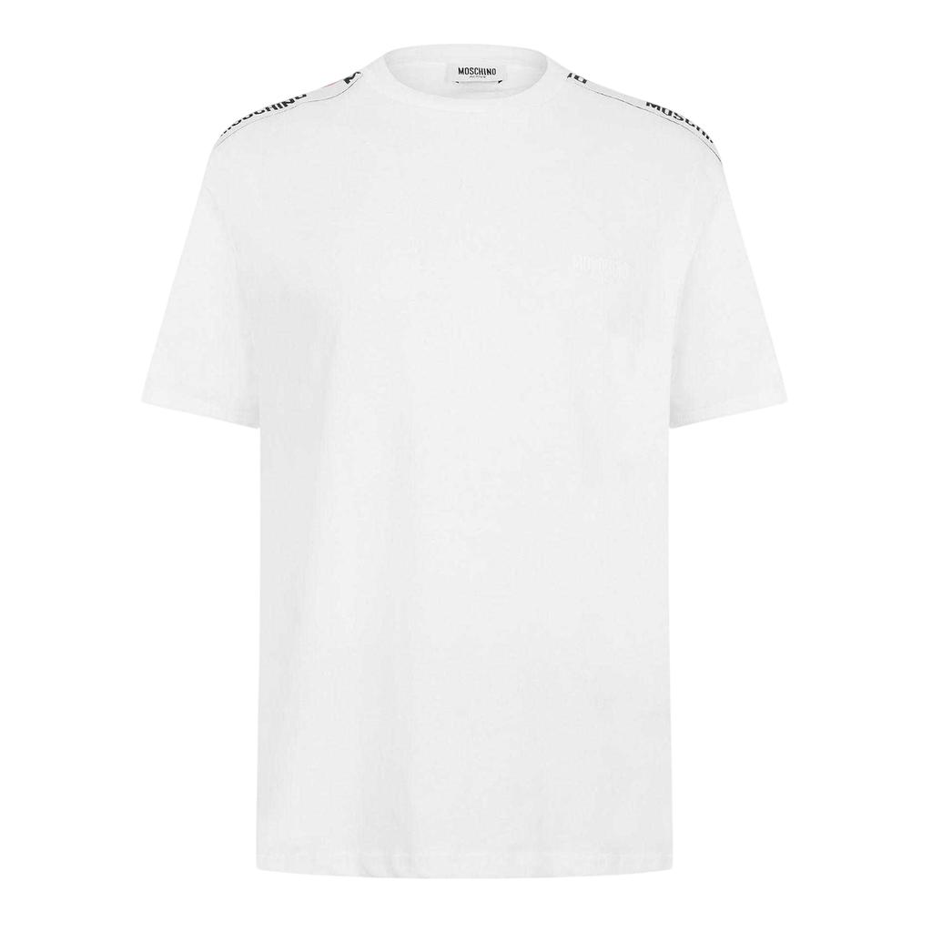 Moschino Mens Tape Regular T-Shirt
