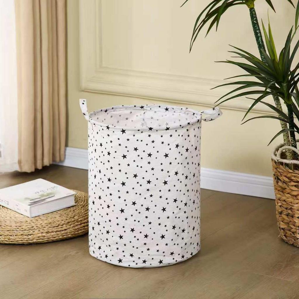 Houndstooth Foldable Laundry Hamper - Thickened Storage for Dorms, Toys, and Bathroom.