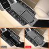 For Porsche Paramela 2010-2017 Carbon Fiber Car Rear Center Console Storage Box Panel Trim Cover Interior Decoration Sticker