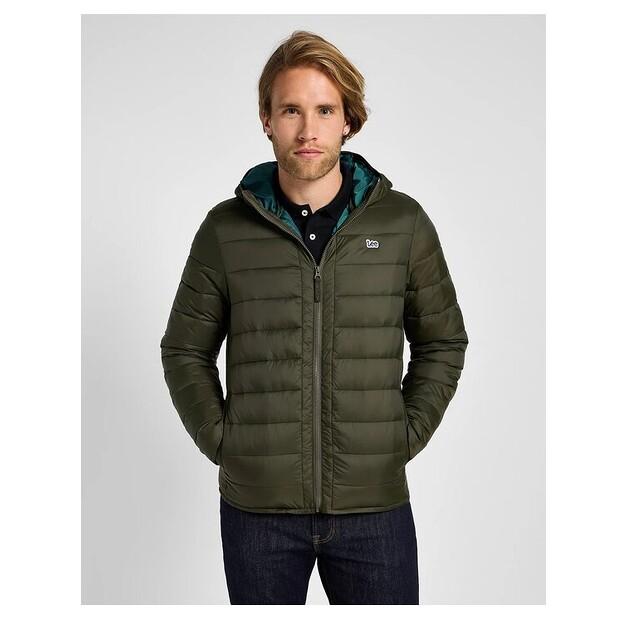 Куртка пуховая Lee LIGHT PUFFER JKT OLIVE NIGHT EU M