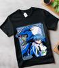 T-Shirt Neon Genesis Evangelion Rei Misato Asuka ANIME Waifu Shinji Maglietta Nera