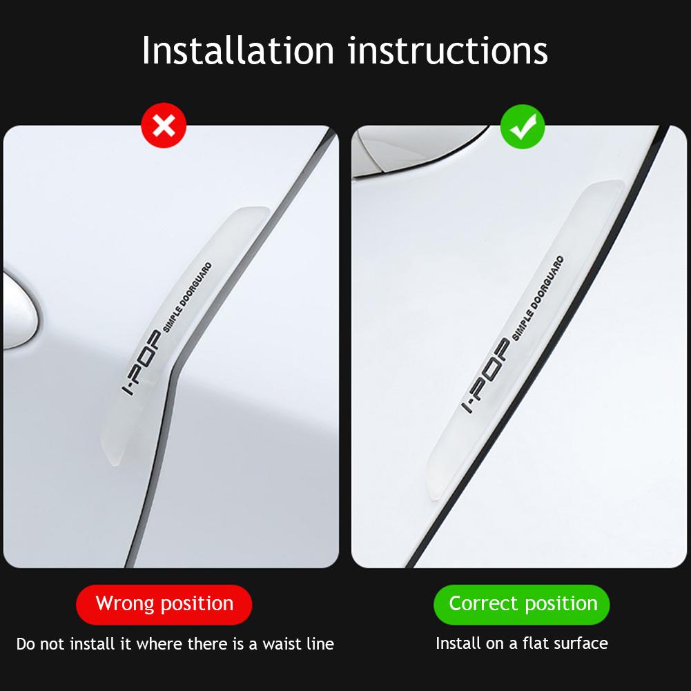 6 Stück Auto Autotürkantenschutzleisten Puffer Zierleisten Schutzleiste Kratzschutz Autotür Rammschutz für BMW