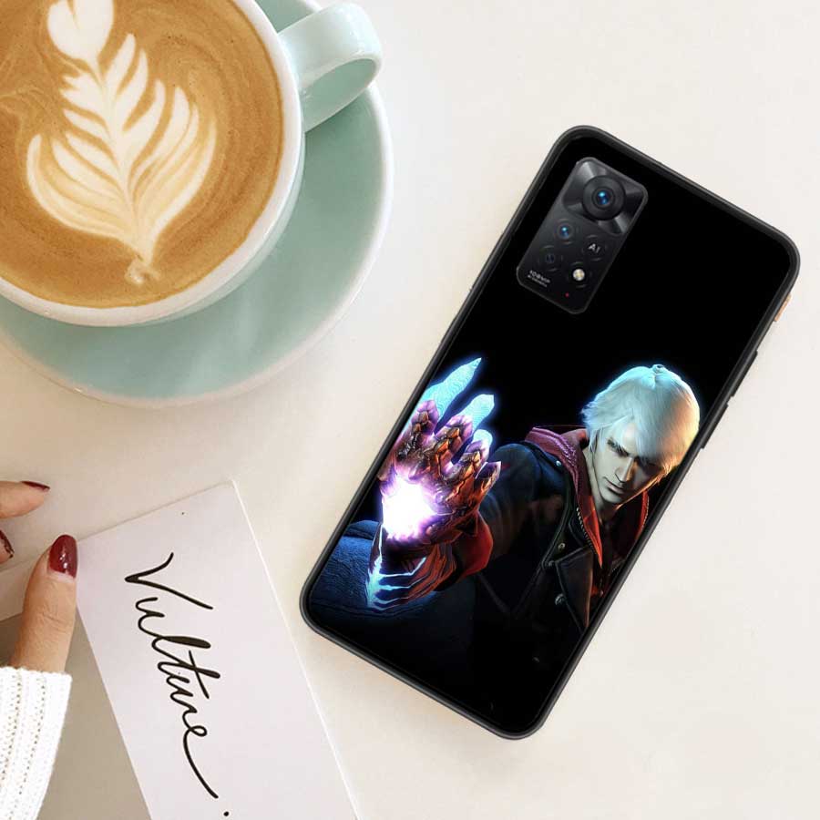 D-Devil May Cry DMC Phone Case For Redmi 13C 14C Note 13 14 Pro 5G Plus 12 12C 10 10A 10C 9 9A 9C 9T 8 8A K70 Pro Xiaomi Cover S