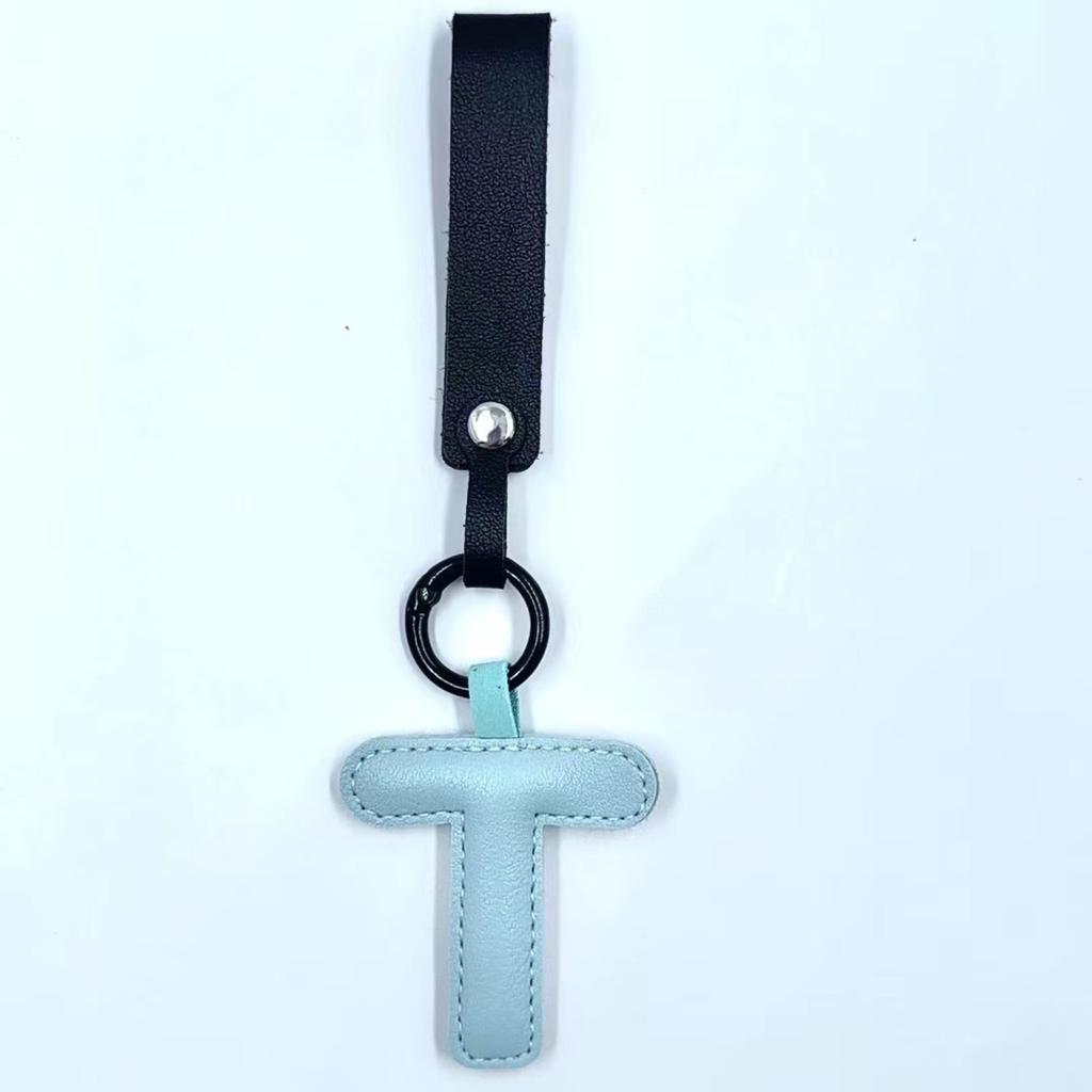 Porte-clés Lettre en Cuir Charme de Sac