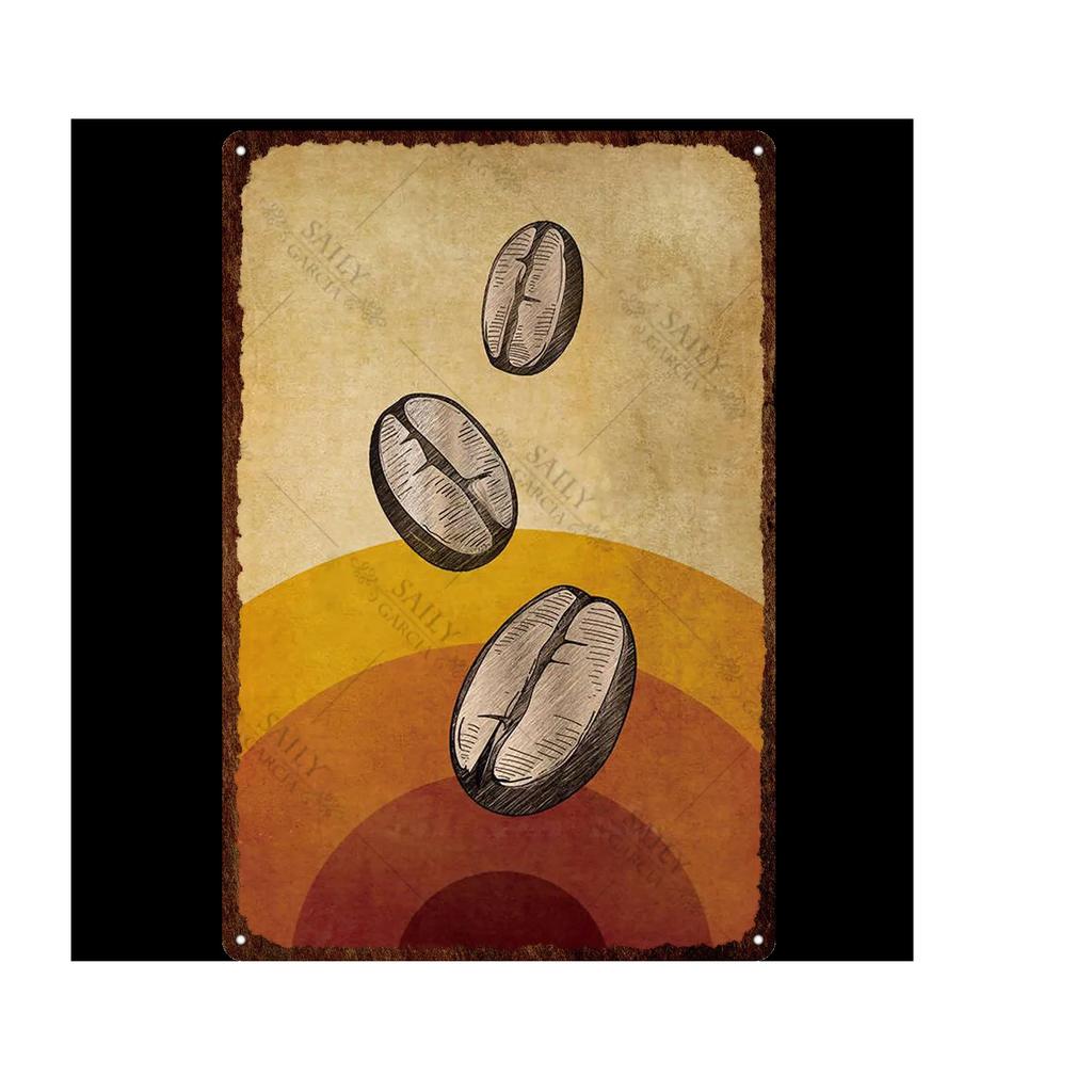 Vintage Chokladaffisch Godis Metallskylt Reklam Vägg Bar Hem Konst Kök Butik Retro Dekor Metall Väggmålning Dekoration