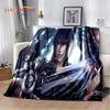 Final Fantasy Series Games Gamer Weiche Plüschdecke, Flanelldecke, Überwurfdecke für Wohnzimmer, Schlafzimmer, Bett, Sofa, Picknick-Abdeckung