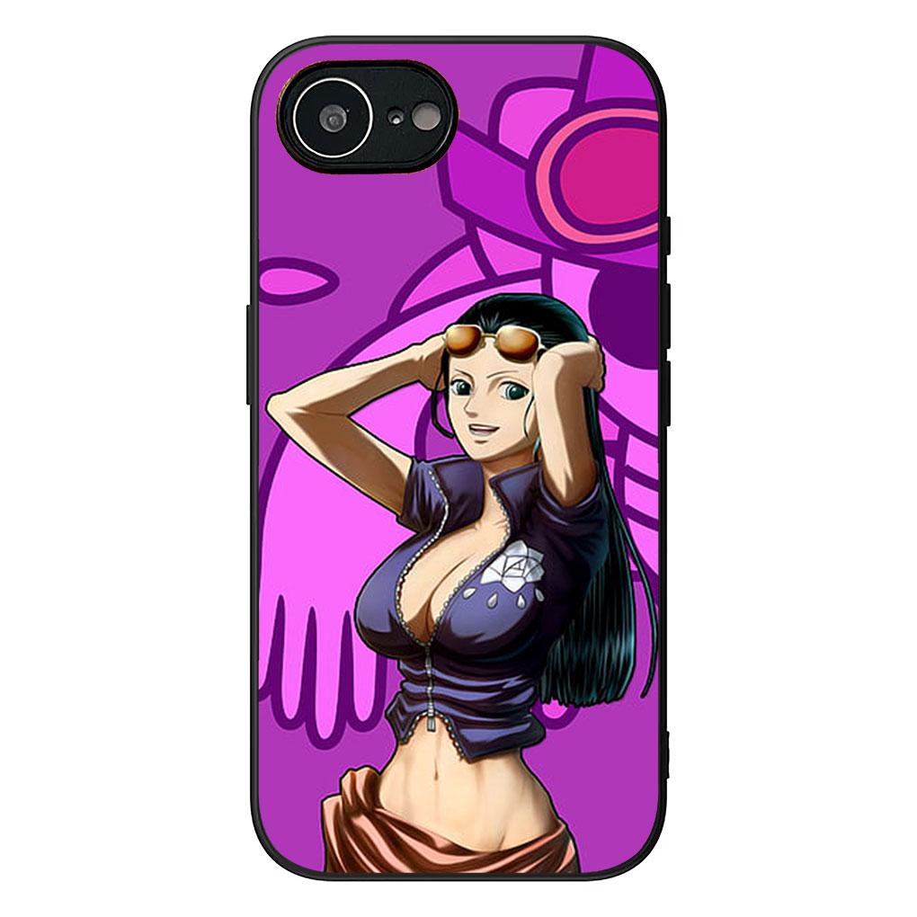 Nico One Luffy Pieces Robin Casing Phone Cover for OPPO A38 A18 A17 A40 A60 A80 A16 A78 A79 A54 A15 A57 4G 5G Soft Case