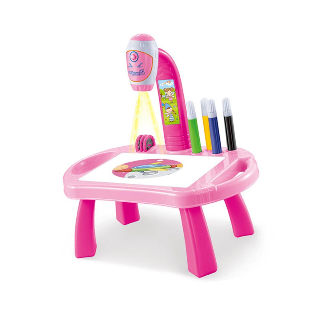 Children Learning Desk Trace and Draw Projector Art Drawing Board Projection Tracing Painting Table Toy Early