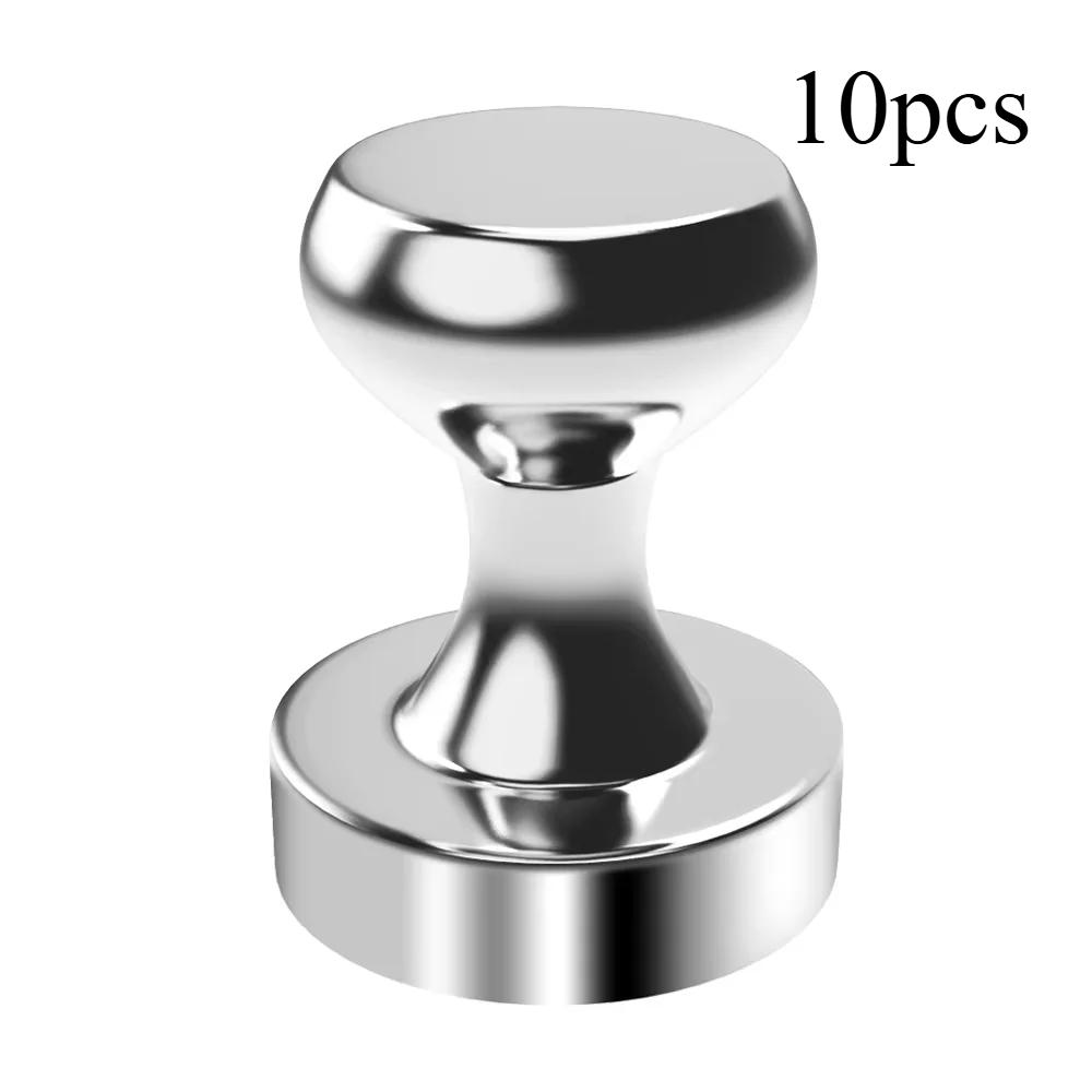 5/10 PCs Super Strong Neodymium Magnet Magnetic Pushpins Sucker Thumbtack Steel Magnet Push Pin for Refrigerator Whiteboard