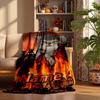 cat meme Custom Flannel Blankets Soft Warm Cozy Throws for Home Decor Holiday Gifts