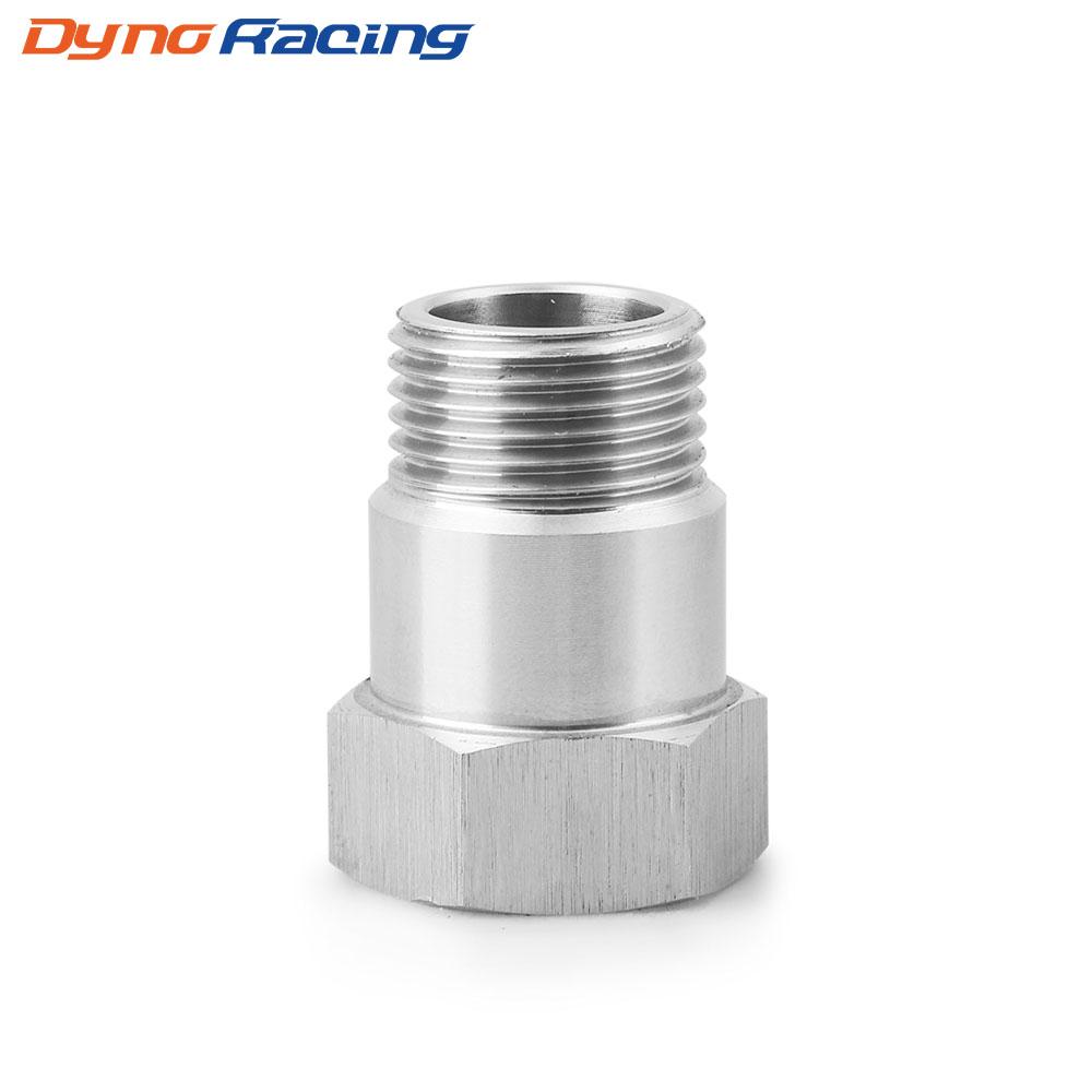 O2 Oxygen Sensor Test Pipe Extension Adapter Spacer Steel Chromed 34.7mm M18 X 1.5 CEL Bung Spacer for Car Part Accessories
