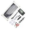 RV Solar Panel Kit 30W Polysilicon PET Battery Charger Panel with 50A Charge Voltage Controller for