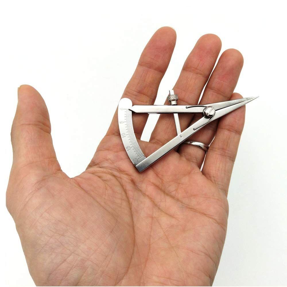 Stainless Steel Ophthalmic Caliper Screw Adjustment Castroviejo Caliper Ophthalmic Surgery