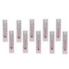 10 Pcs 5Cmx1.1Cm Miniature Paper Cardboard Thermometer Indoor -20-50 Celsius