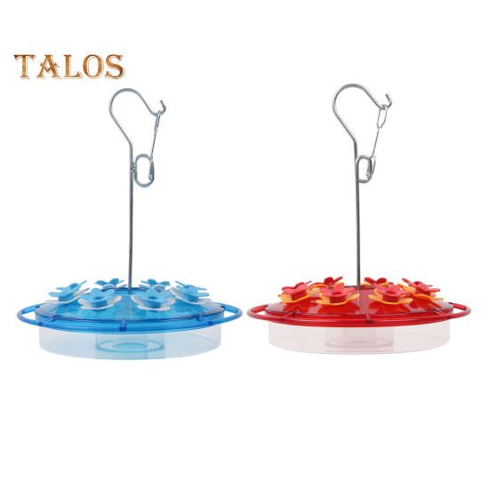 Mangiatoia per Colibrì da 450 ml con Posatoio e Fori di Alimentazione da Appendere All'aperto Mangiatoia per Uccelli Selvatici per Decorazione Giardino Cortile