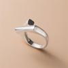 Vintage Silver Color Rings for Wedding Couples Open Wedding Rings Jewelry Accessories