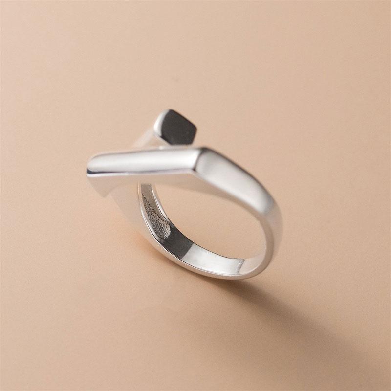 Vintage Silver Color Rings for Wedding Couples Open Wedding Rings Jewelry Accessories