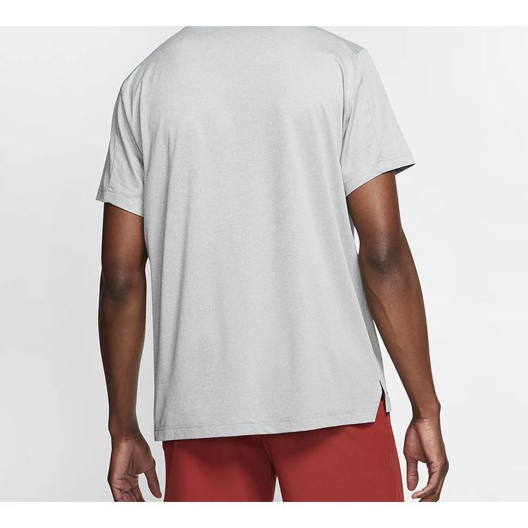 Nike T Shirts Men's Gray Crew Neck Moderate Straight Fit CJ4612-084