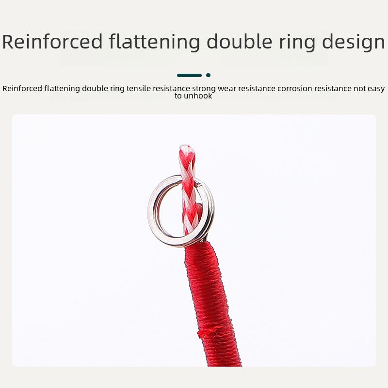 TWM Triangular Tooth Iron Fish Hook for Freshwater Perch Fishing Accessories