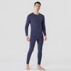 Men's Seamless Thermal Underwear Set - German Cashmere, Antibacterial, Warm for Autumn and Winter