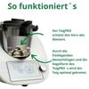 Pro Thermomix TM5 TM6 Ochranný kryt čepele mixéru Ochrana švu před nečistotami z těsta Rychlé čištění Příslušenství k mixéru nožů na těsto