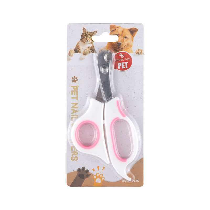 

Large Cat Nail Trimmers - Pet Clippers with Card Packaging Standard Packaging розовый/белый
