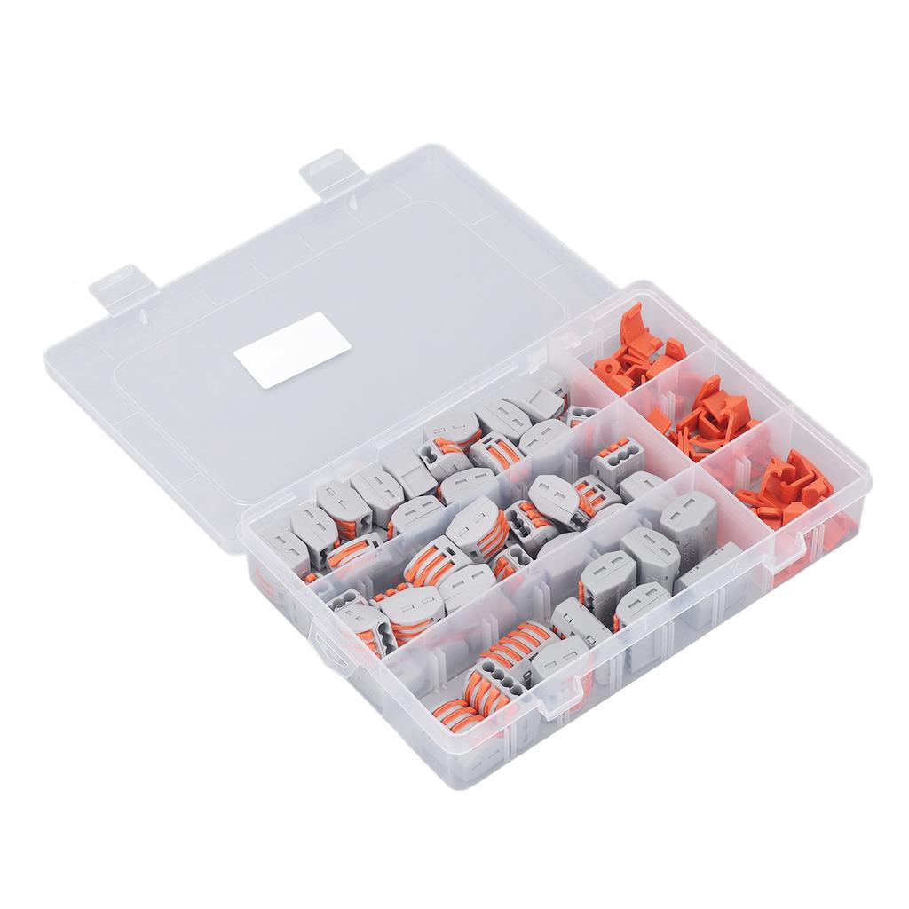 Press Type Wire Connectors Compact Splicing Terminal Assortment Kit Quick Connect Electrical