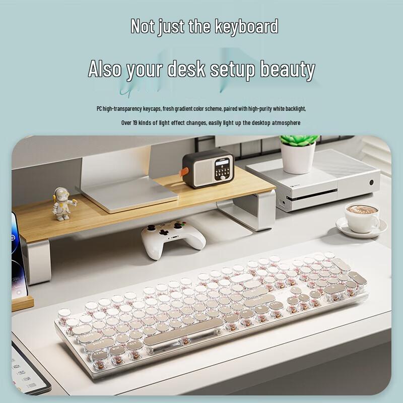 EWEADN V30 Wired Punk Retro Mechanical Keyboard