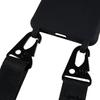 For Samsung Galaxy S21 FE 5G Soft TPU Matte Phone Case Anti-drop Cover with Wide Lanyard