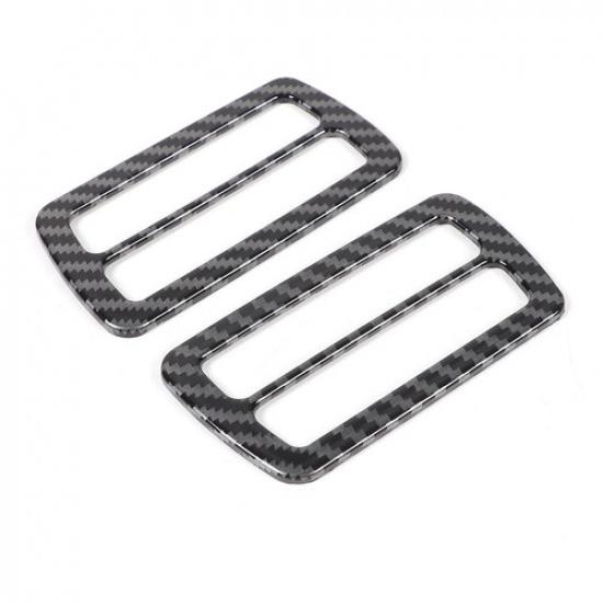 ABS Carbon dashboard Side Air Vent Outlet Cover Trim For Toyota Tacoma 2024+