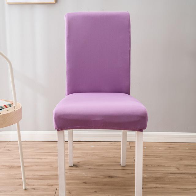 24 Color High High-grade Elastic Chair Cover Home Use Chair Cover Restaurant Hotel Universal Chair Cover Removable Machine Washable Cover