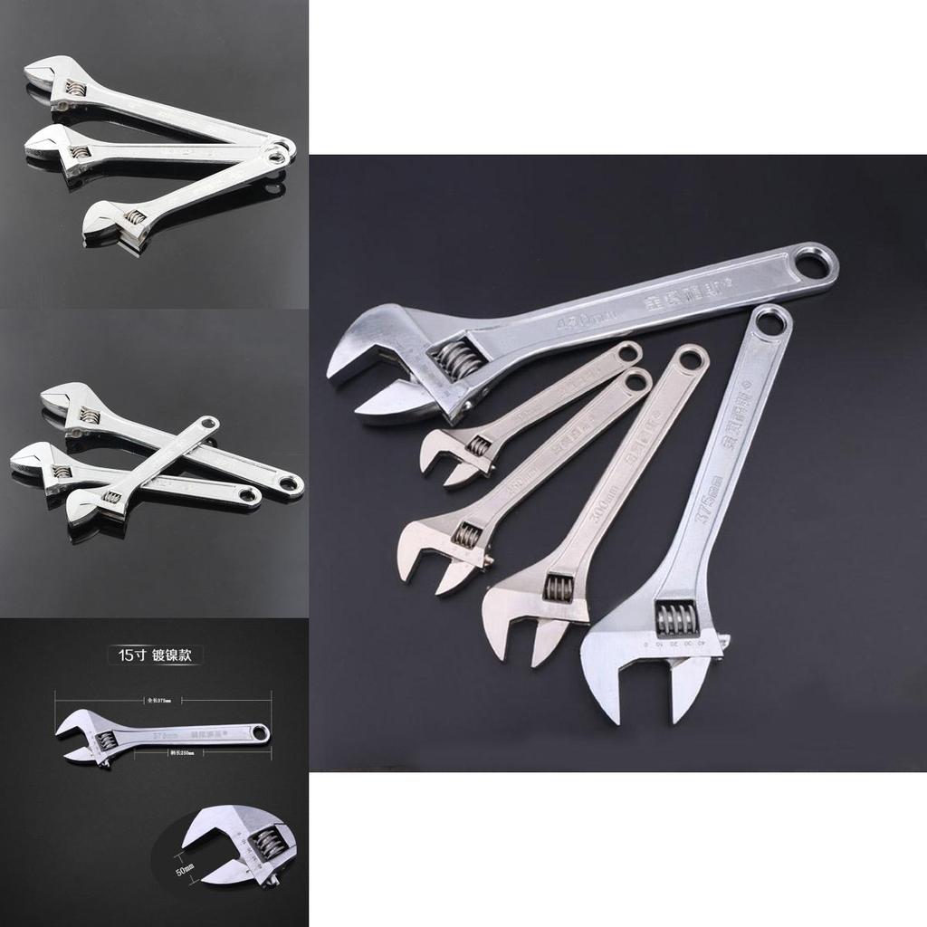 6"/8"/10"/12"/15" Adjustable Wrench Spanner For Various Lifestyles**