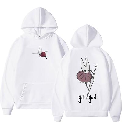 Game Hollow Knight Graphic Hoodie Men Women Fashion Casual Oversized Hooded Tracksuit Man Vintage Fleece Cotton Pullover Hoodies