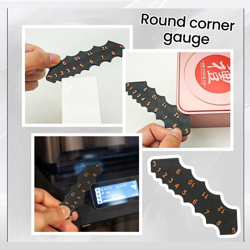 Multi-Functional Radius Fillet Gage Convex Arc Measure Gauge Measuring Tool For Industry Field Work Home Mould Maker