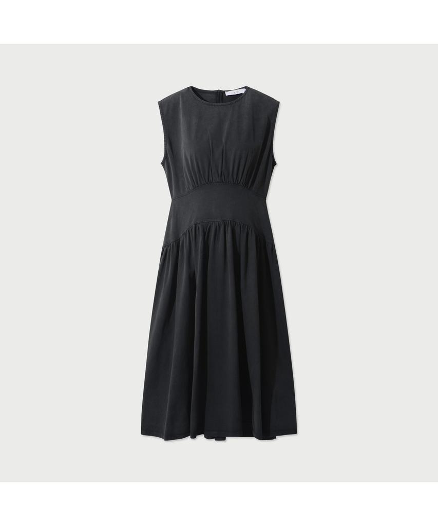 IROWOMEN Nevataspe Jersey Shirring Dress Iodaa25105Bkl
