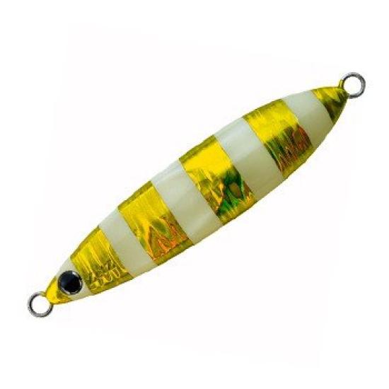 

Palms Metal Jig Lure Slow Brat Zebra Gold R-300 SBR-300